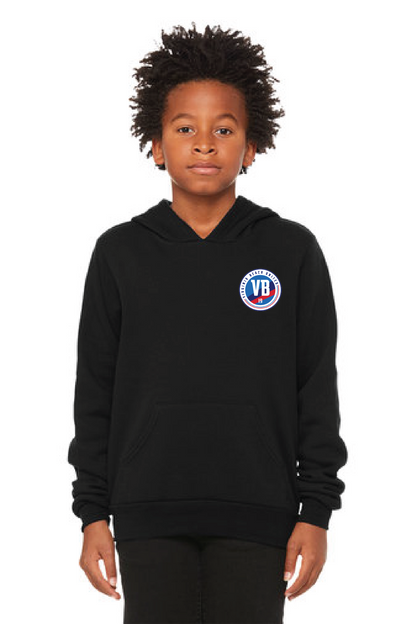 Youth Sponge Fleece Pullover Hoodie / Black / VB United