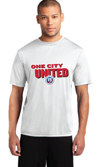 One City United - Performance Tee / White / VB United