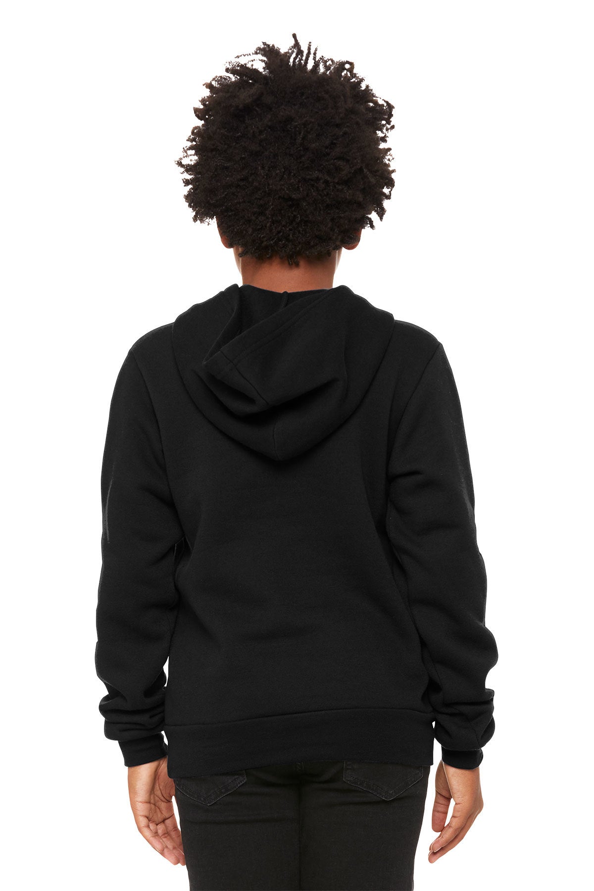 Youth Sponge Fleece Pullover Hoodie / Black / VB United