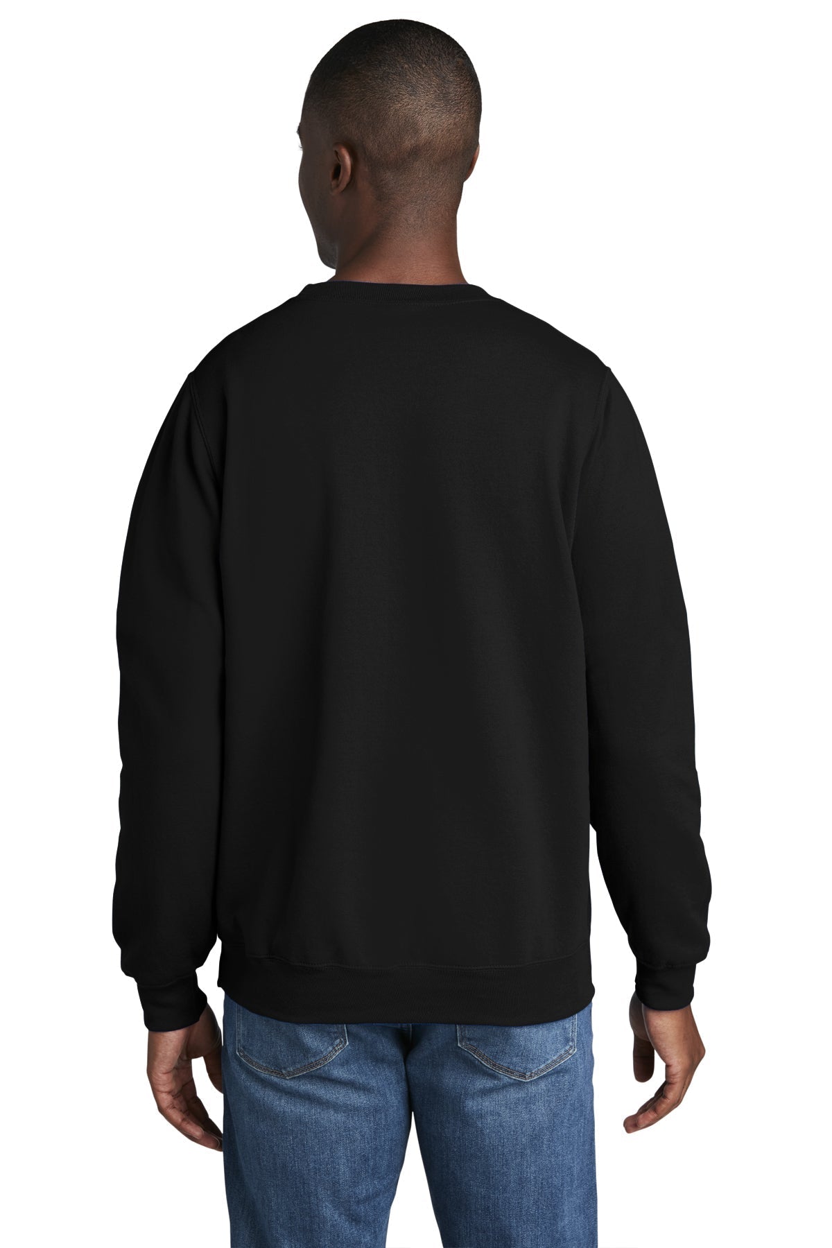 Core Fleece Crewneck Sweatshirt (Youth and Adult) / Black / VB United