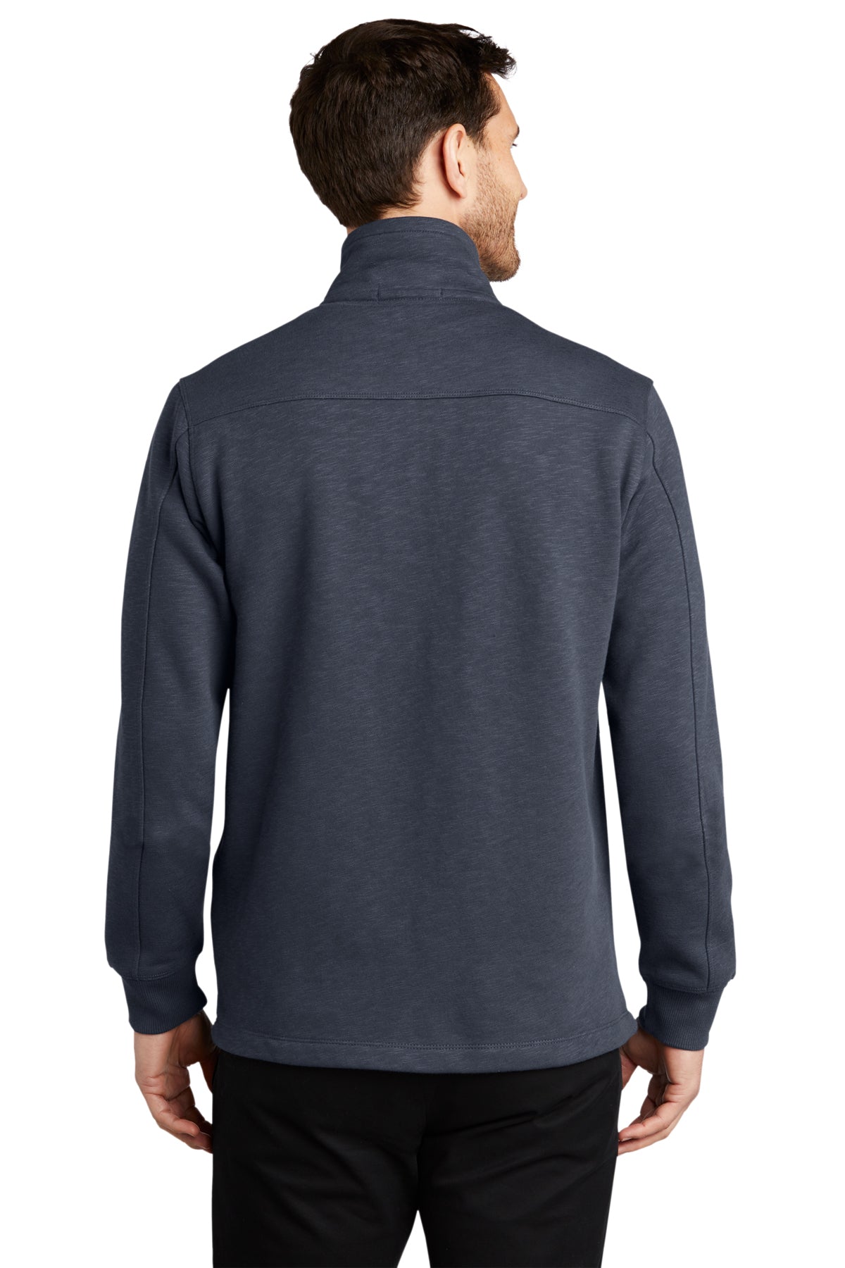 Slub Fleece 1/4-Zip Pullover / Slate Grey / VB United