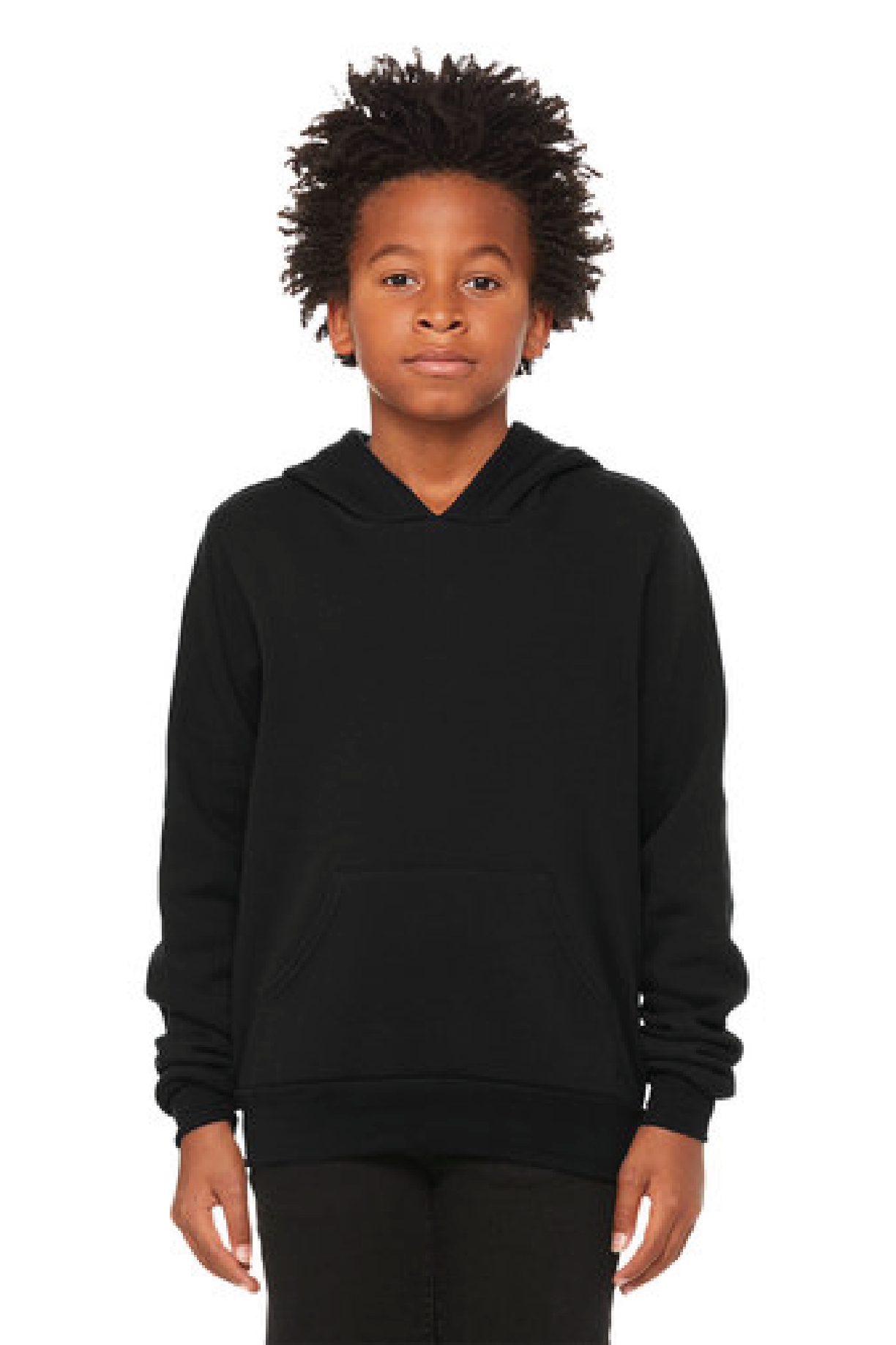 Youth Sponge Fleece Pullover Hoodie / Black / VB United